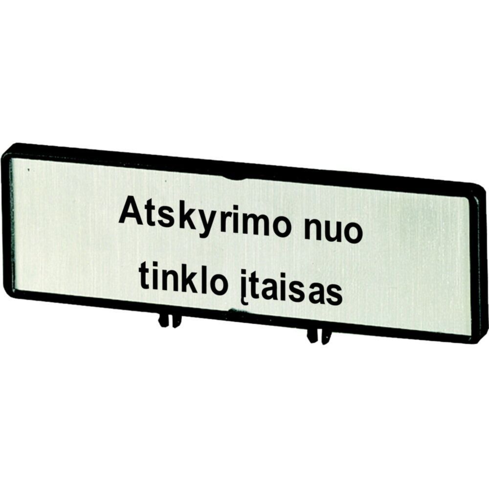 Träger mit Schild ZFSNT84-P3