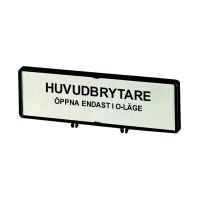 Träger mit Schild ZFS75-P3