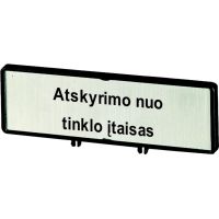 Träger mit Schild ZFSNT84-P3