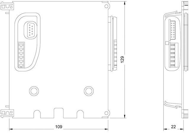 Rückwandbusmodul 3RK1922-2BA00 Rückwandbusmodul 3RK1922-2BA00
