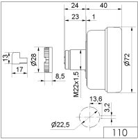 Elektr.EB-Mehrtonsirene 11000075