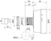 Mehrtonsirene EM 8 Töne 110.000.67