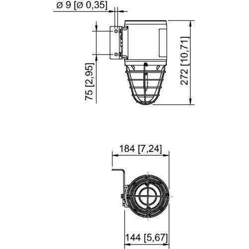 Xenon Blitzleuchte FL60/C/D50YEU#205140