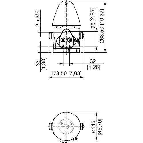 akustischer Signalgeber YA6S/C-D-EN#225182