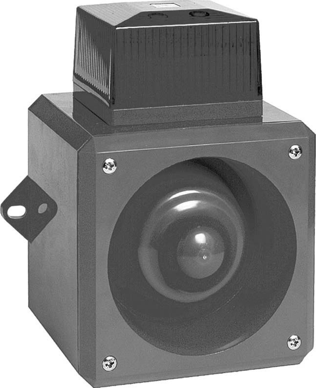 Schallgeber m.Blitzleuchte AXL05 9-60VDC rot Schallgeber m.Blitzleuchte AXL05 9-60VDC rot