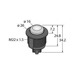 Kennleuchte S22L2SRGB7T