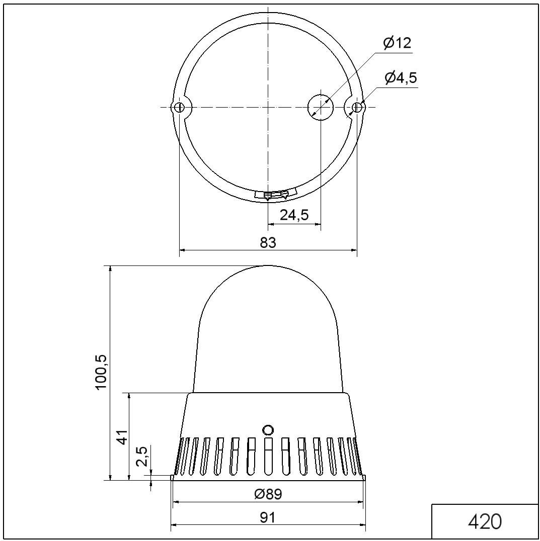 LED-Mehrtonsirene BM 42012075