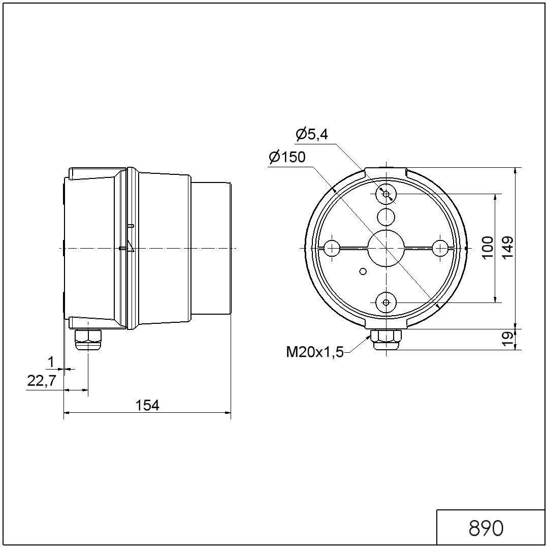 Dauerleuchte 89010000