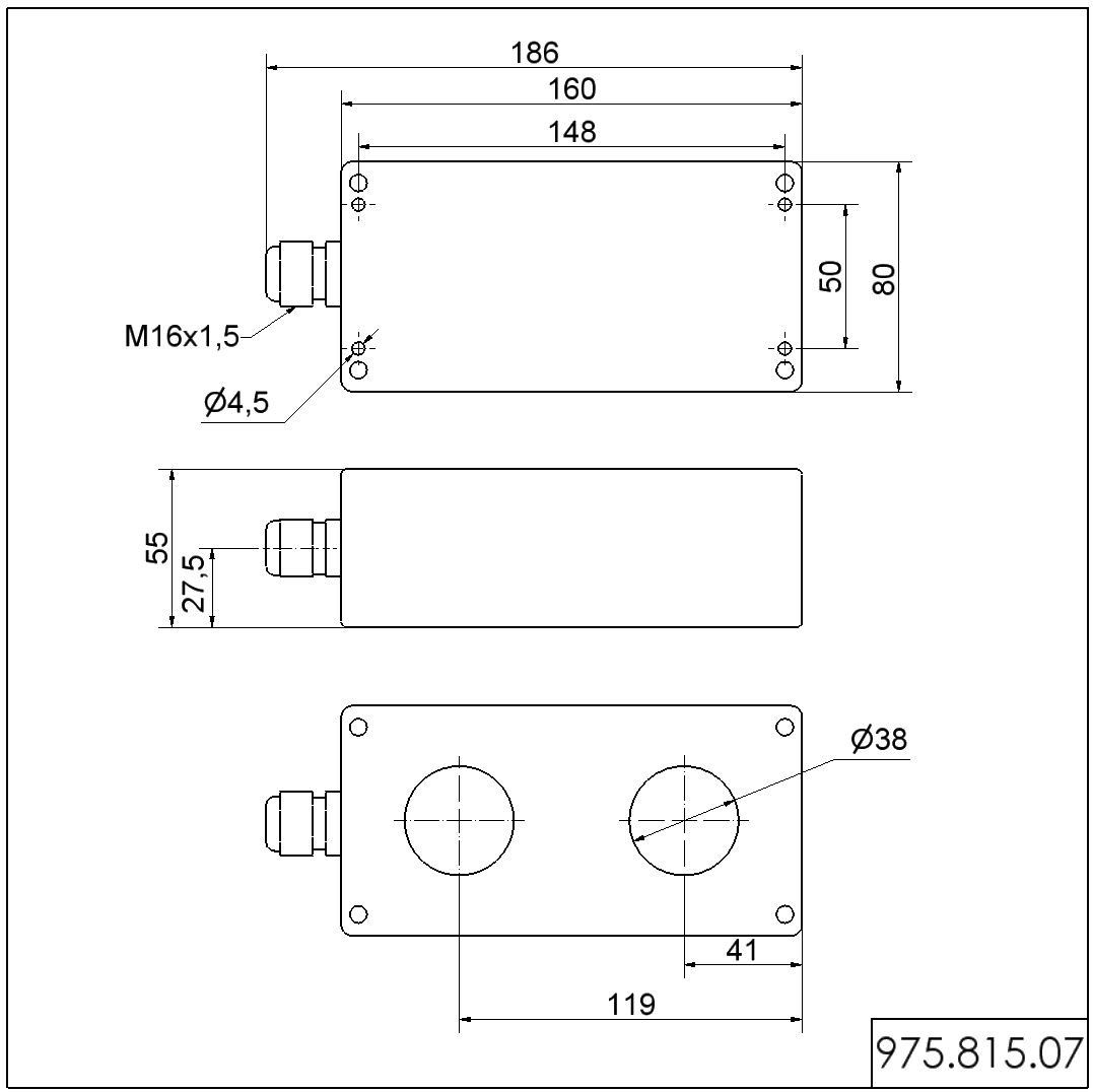 AP-Gehäuse doppelt 97581507