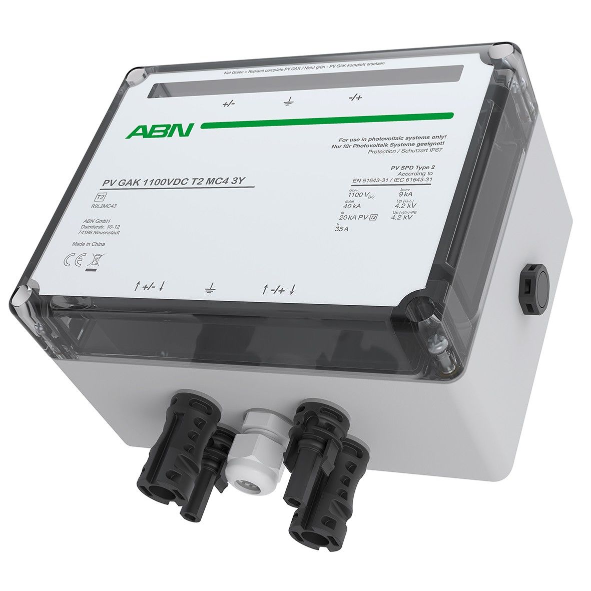 PV GAK ÜSS Typ 2 R9L2MC43 PV GAK ÜSS Typ 2 R9L2MC43