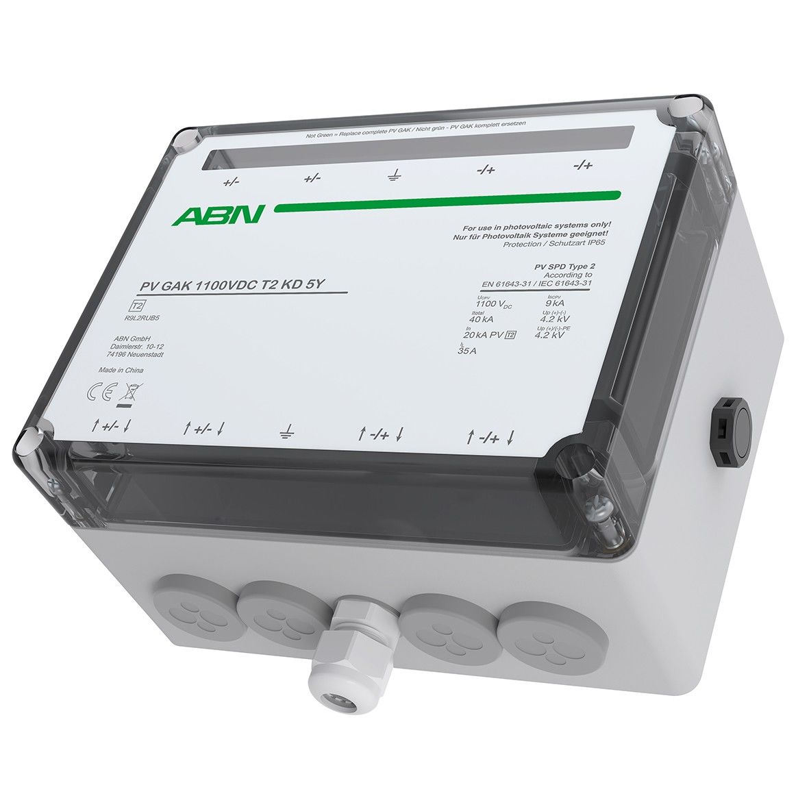 PV GAK ÜSS Typ 2 R9L2RUB5 PV GAK ÜSS Typ 2 R9L2RUB5