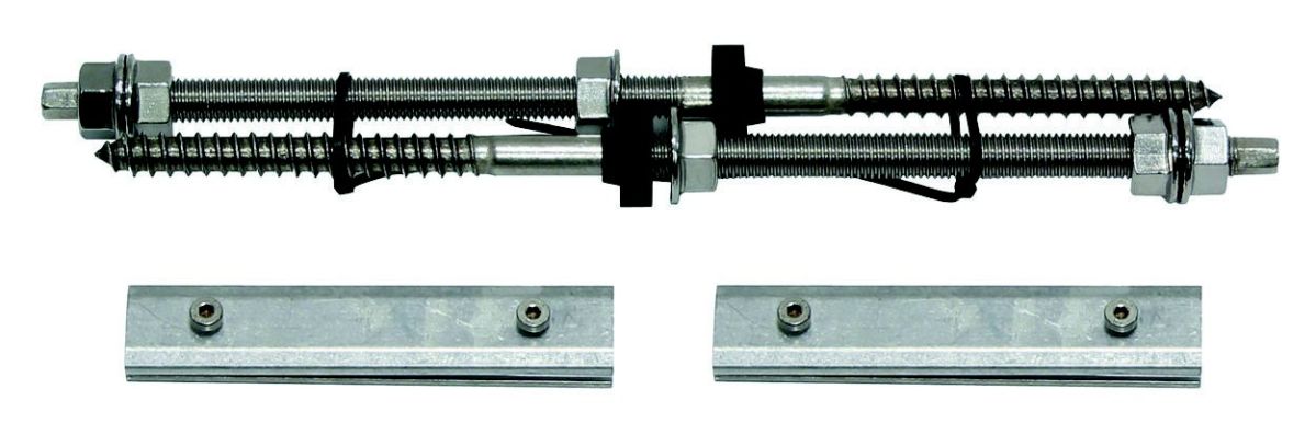 2er Set für Aufständerung Dachankerset Stock
