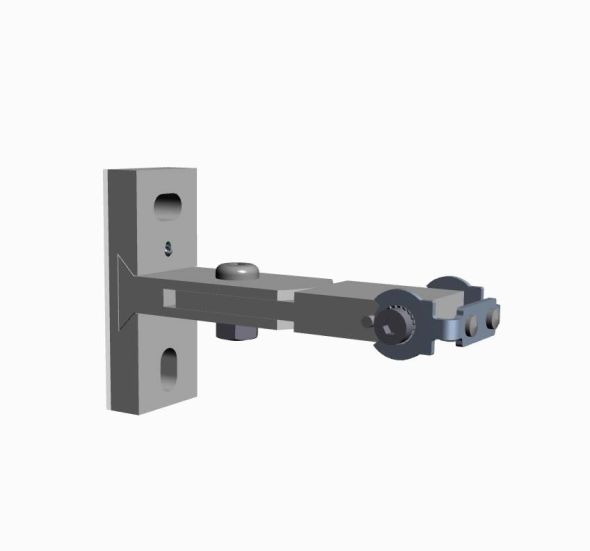 T-Halter schwenkbar ET-EXO-T-HM-T