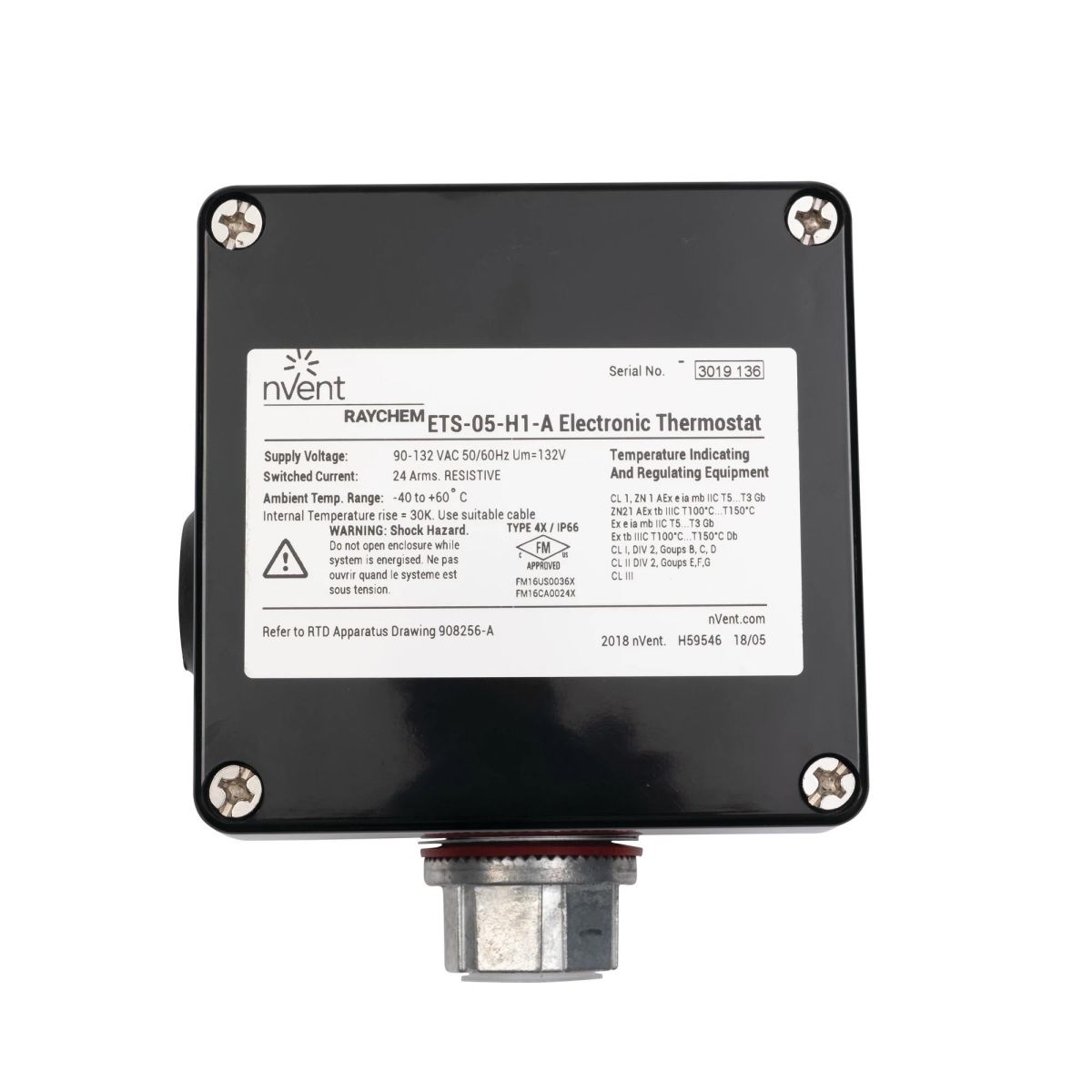 Elektronischer Thermostat ETS-05-A2-E