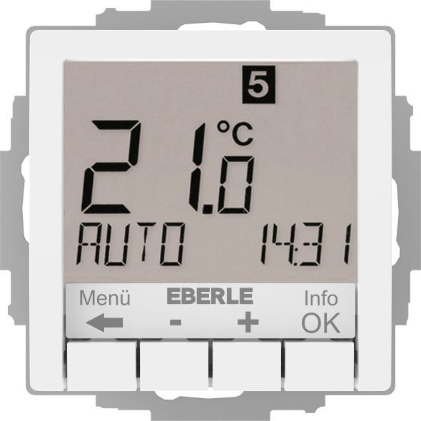 UP-Uhrenthermostat UTE4800RwRAL9016-G55 UP-Uhrenthermostat UTE4800RwRAL9016-G55
