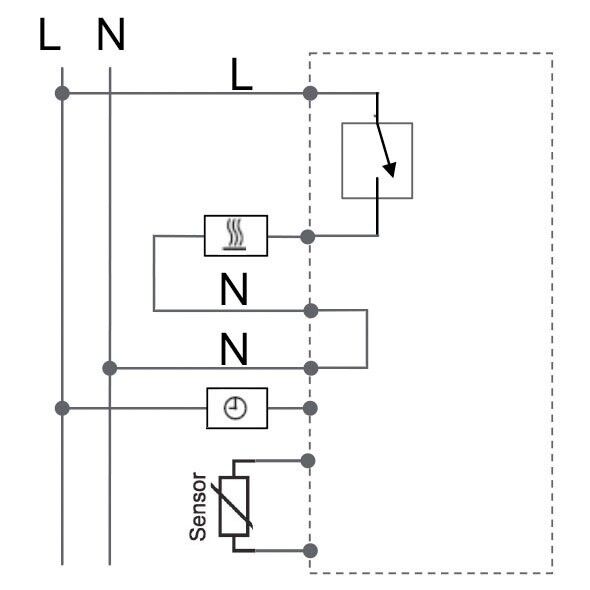 UP-Fussbodenregler 10-40C 547816154802