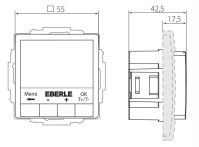 UP-Thermostat UTE4100R-RAL9010-G55