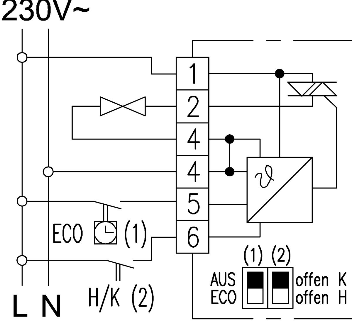 Raumtemperaturregler KTRTB-211.108/03