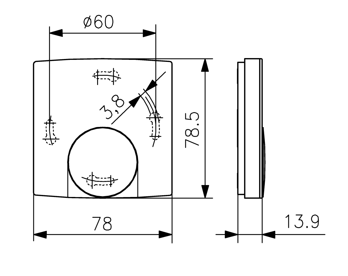 Raumtemperaturregler KTRTB-211.108/03