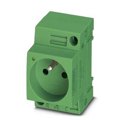Steckdose EO-E/UT/SH/LED/GN