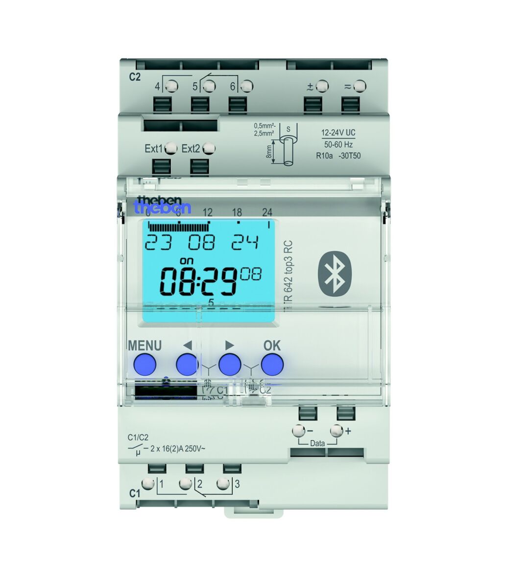 Dig. Zeitschaltuhr 12-24 V TR642top3BLE12-24VRC
