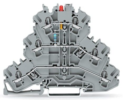 Bauelementklemme 2002-3221/1000-413