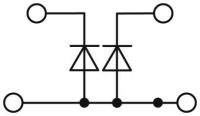 Bauelementreihenklemme PTTB 2,5-2DI#3211445