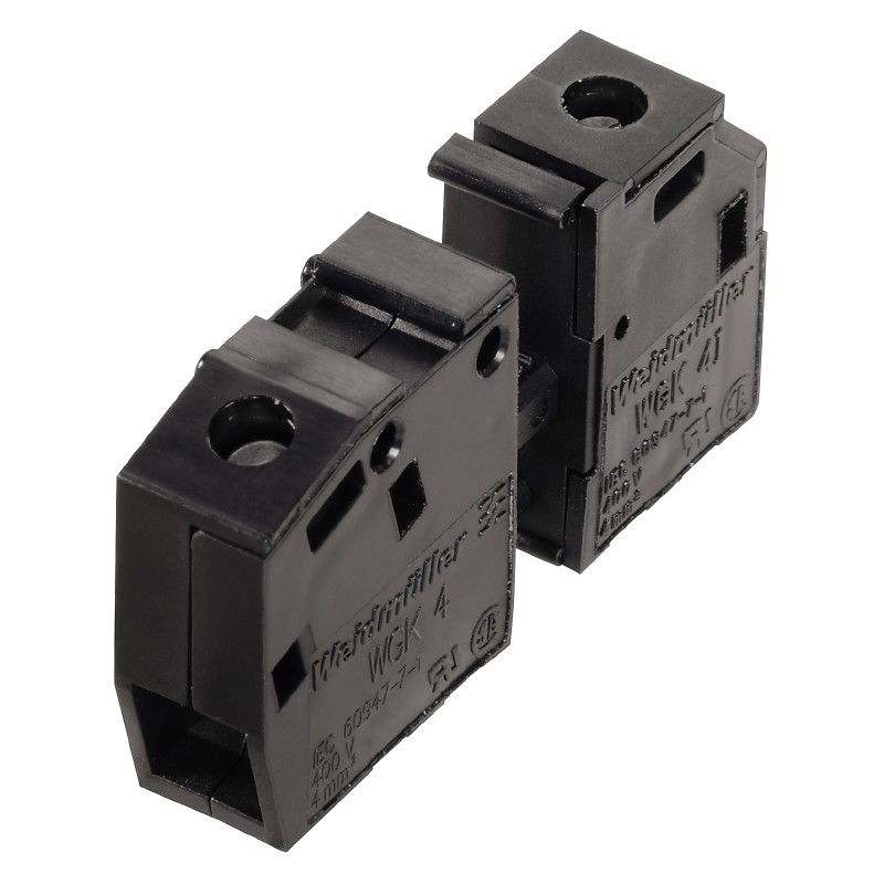 Durchführungsklemme WGK 4/Z BK BX