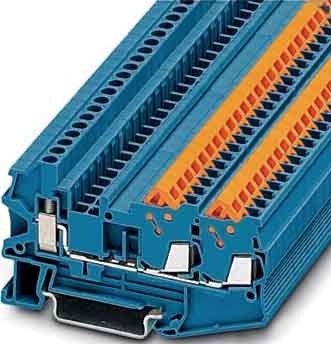 Durchgangsklemme, blau QTCU 1,5-TWIN BU Durchgangsklemme, blau QTCU 1,5-TWIN BU