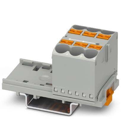 Verteilerblock PTFIX 6X10/S-NS35 GY Verteilerblock PTFIX 6X10/S-NS35 GY