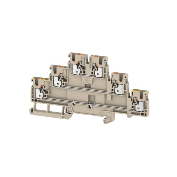 Mehrstock-Reihenklemme A3T 2,5 FT-FT-PE