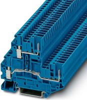 Doppelstock-Klemme UTTB 2,5/2P BU