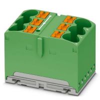 Verteilerblock PTFIX 6X10/S-G GN