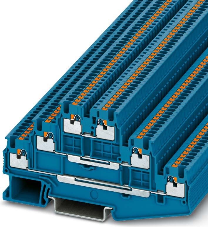 Mehrstock-Klemme PT 1,5/S-3L BU Mehrstock-Klemme PT 1,5/S-3L BU