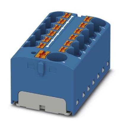Verteilerblock PTFIX 10/12X4 BU Verteilerblock PTFIX 10/12X4 BU