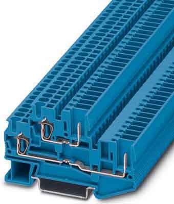 Zugfederreihenklemme STTB 2,5/2P BU