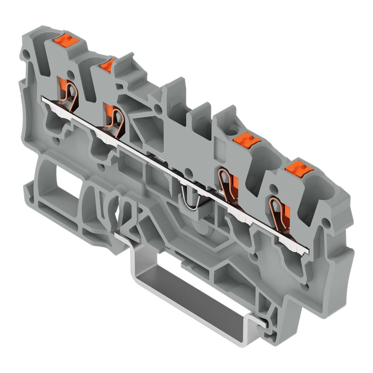 4-Leiter-Durchgangsklemme 2201-1406