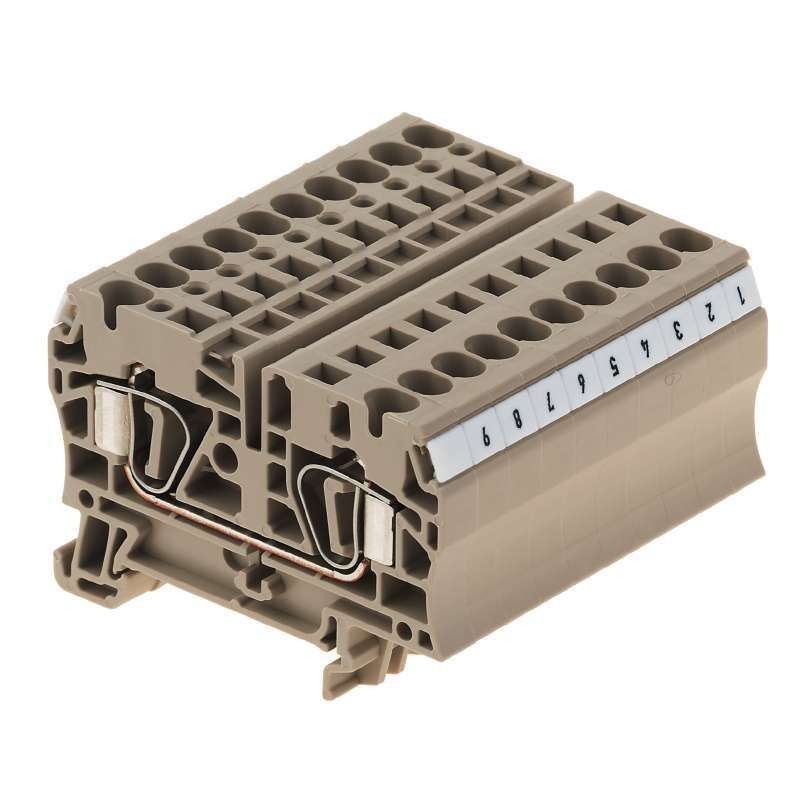 Durchgangsklemmen Block ZDU 4/10/BEZ Durchgangsklemmen Block ZDU 4/10/BEZ