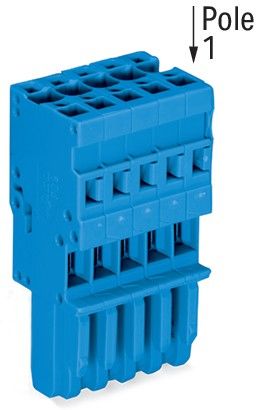 1-Leiter-Federleiste 769-105/000-006