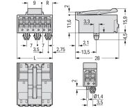 1-Leiter-Stiftleiste 2091-1523/020-3000