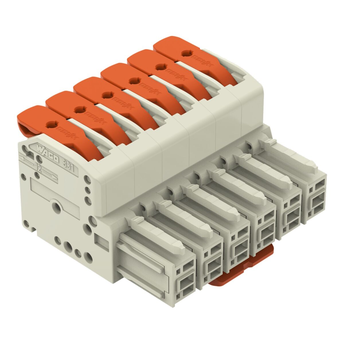 1-Leiter-Federleiste 831-1106/302-004