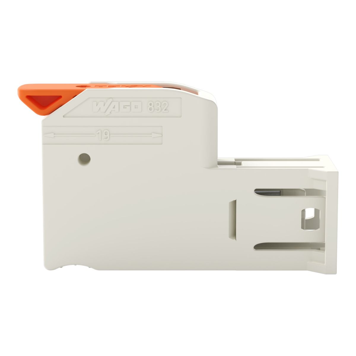 1-Leiter-Stiftleiste,Hebel 832-1201/011-000