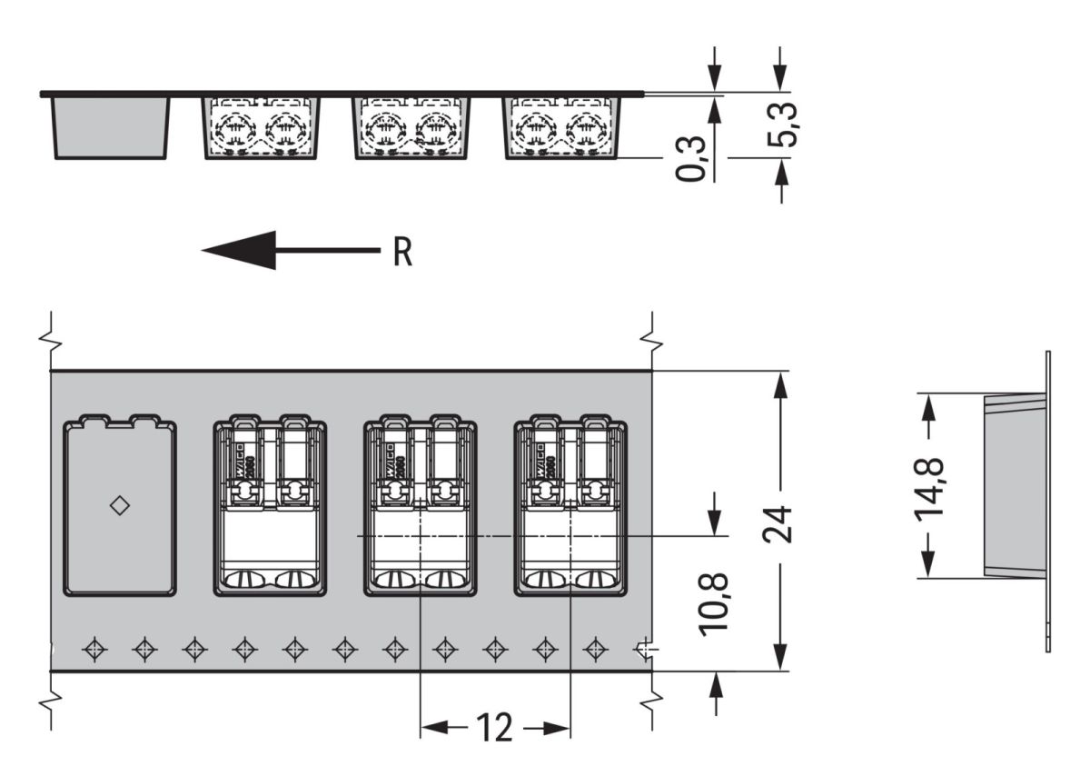 SMD-Leiterplattenklemme 2060-452/998-604