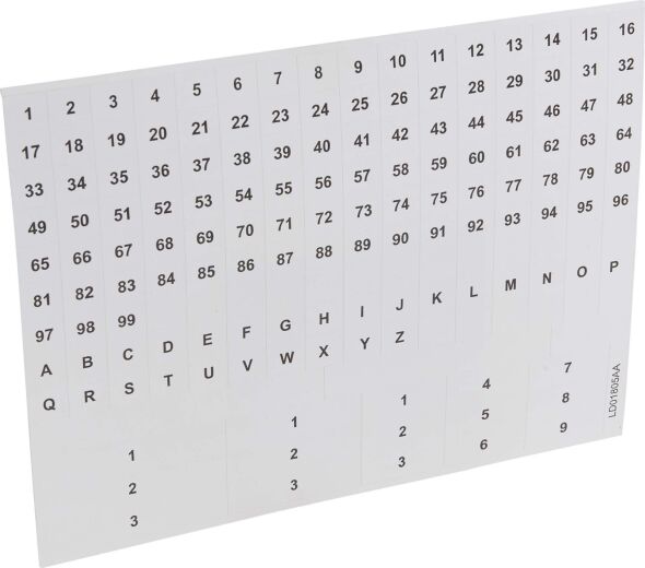 Blatt m.Zahlen 1-99 04969