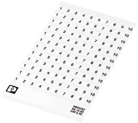 Kennzeichnungskarte SK 5/3,8:21-30