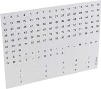 Blatt m.Zahlen 1-99 04969