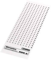 Bezeichnungskarte SBS10:UNBEDRUCKT