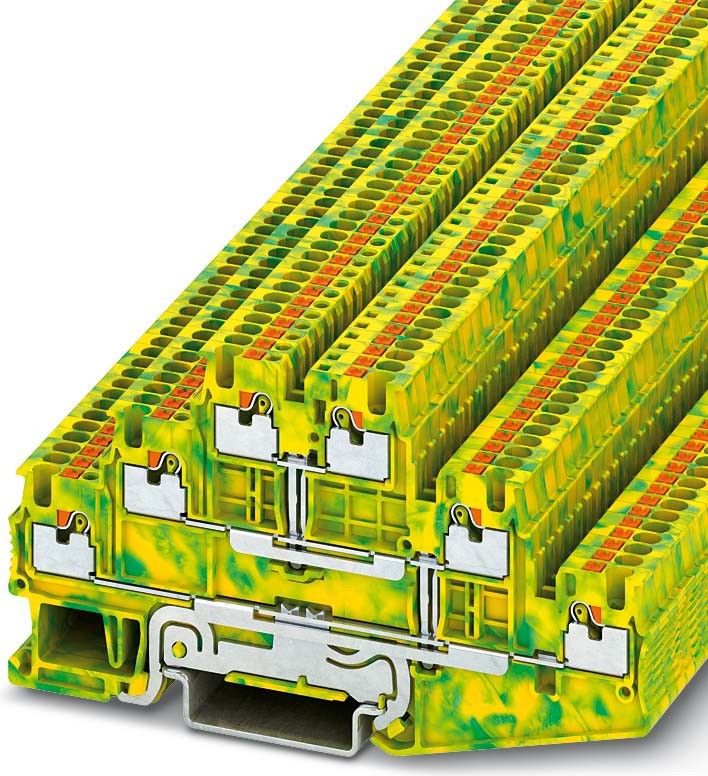 Schutzleiter-Reihenklemme PT 1,5/S-3PE Schutzleiter-Reihenklemme PT 1,5/S-3PE