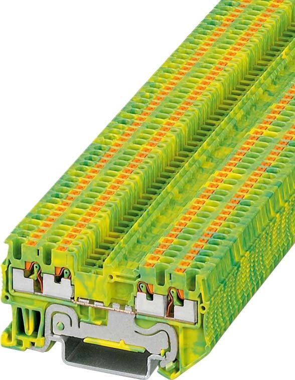 Schutzleiter-Reihenklemme PT 1,5/S-QUATTRO-PE Schutzleiter-Reihenklemme PT 1,5/S-QUATTRO-PE