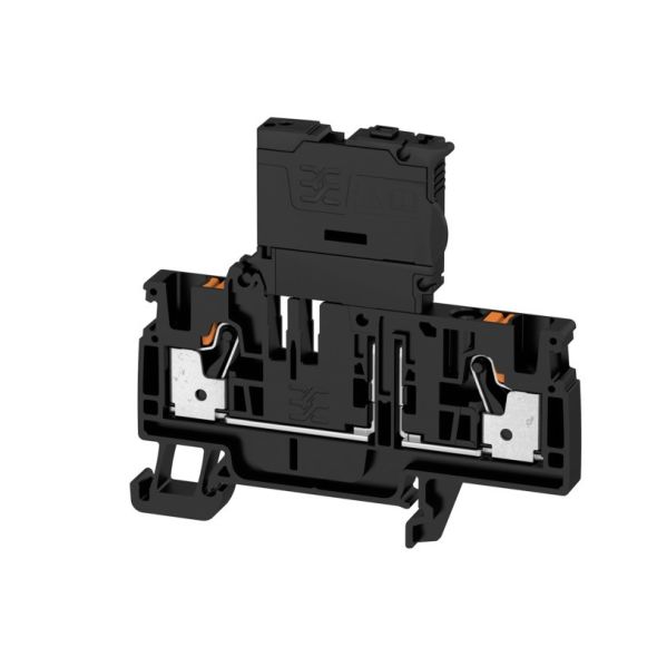 Sicherungs-Reihenklemme AFS 4 2C 60-150V BK
